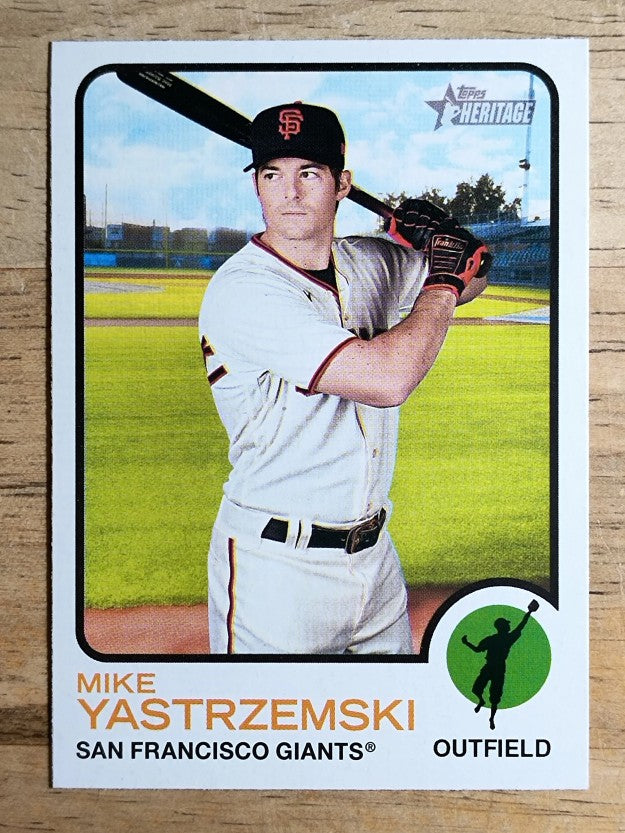 2022 Topps Heritage #11 Mike Yastrzemski