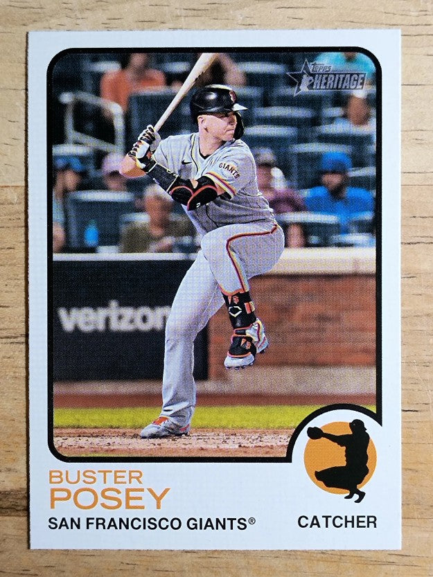 2022 Topps Heritage #13 Buster Posey