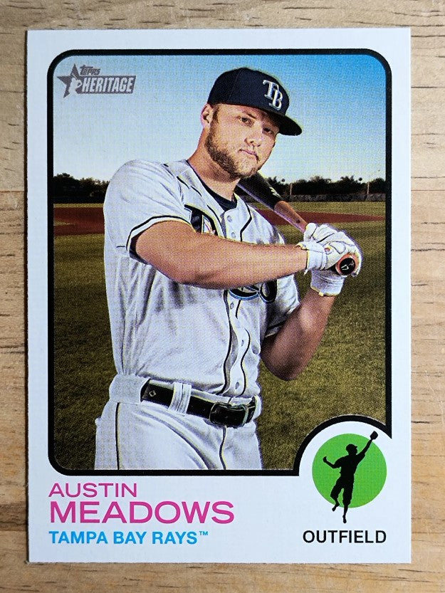 2022 Topps Heritage #16 Austin Meadows