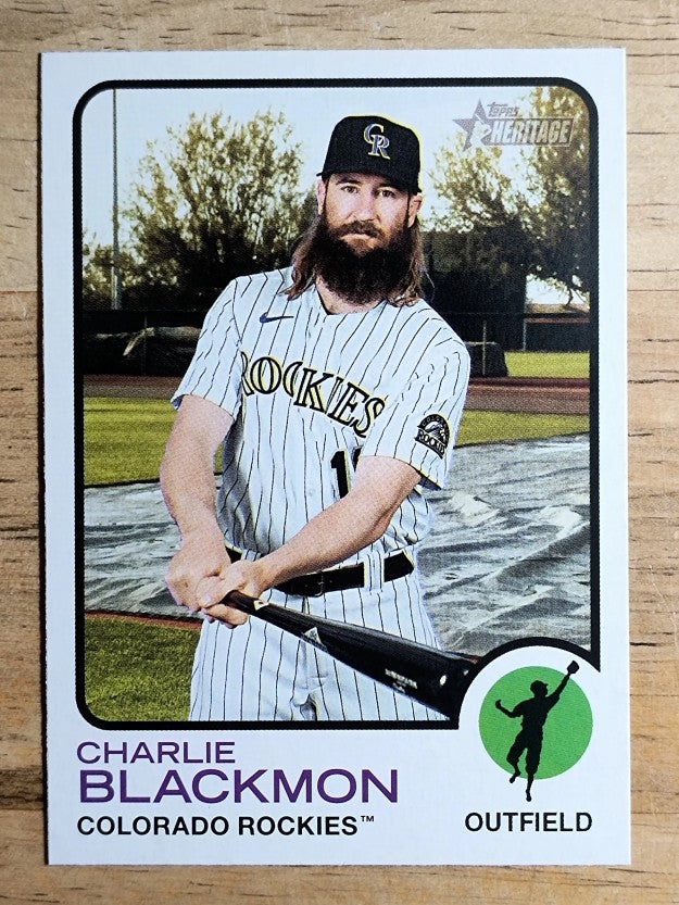 2022 Topps Heritage #26 Charlie Blackmon
