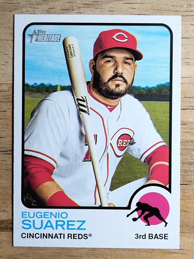 2022 Topps Heritage #27 Eugenio Suarez