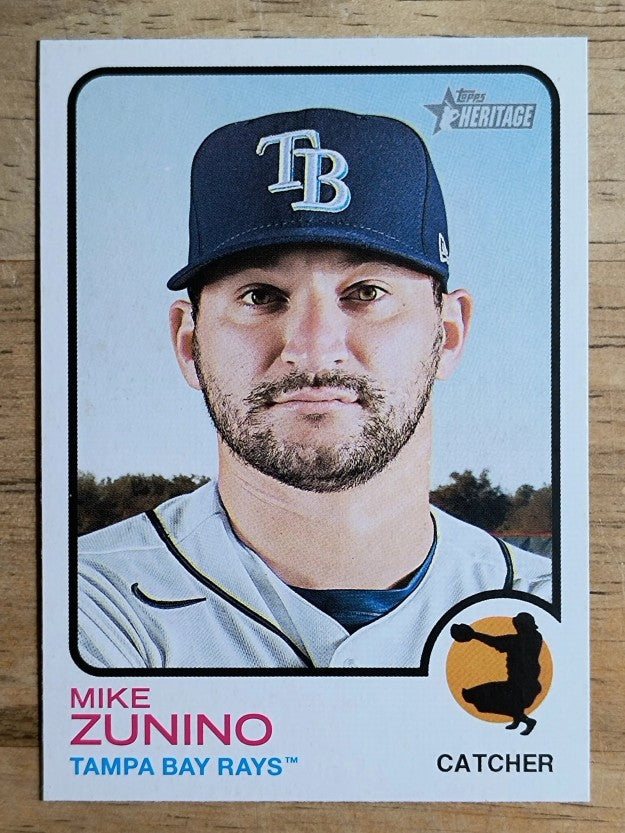 2022 Topps Heritage #31 Mike Zunino