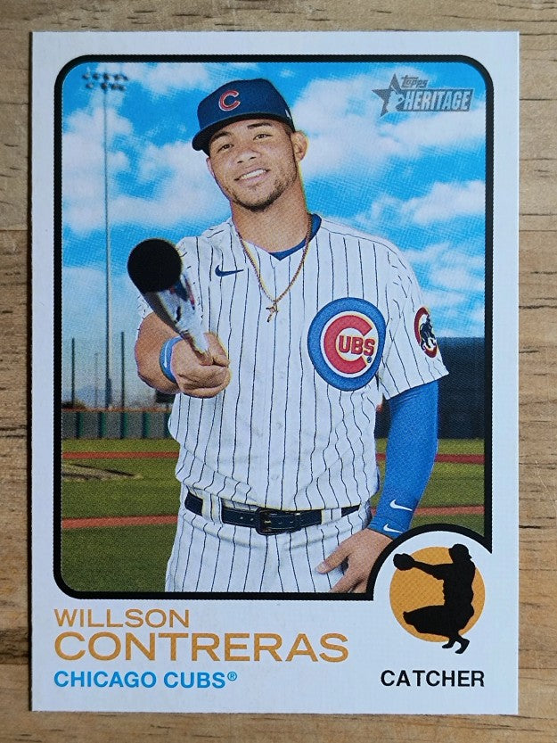 2022 Topps Heritage #46 Willson Contreras