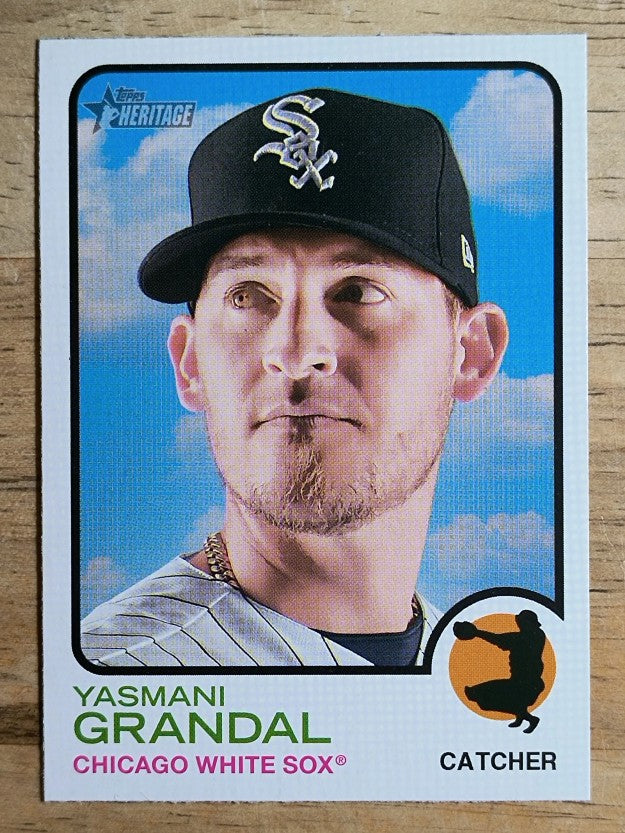 2022 Topps Heritage #47 Yasmani Grandal