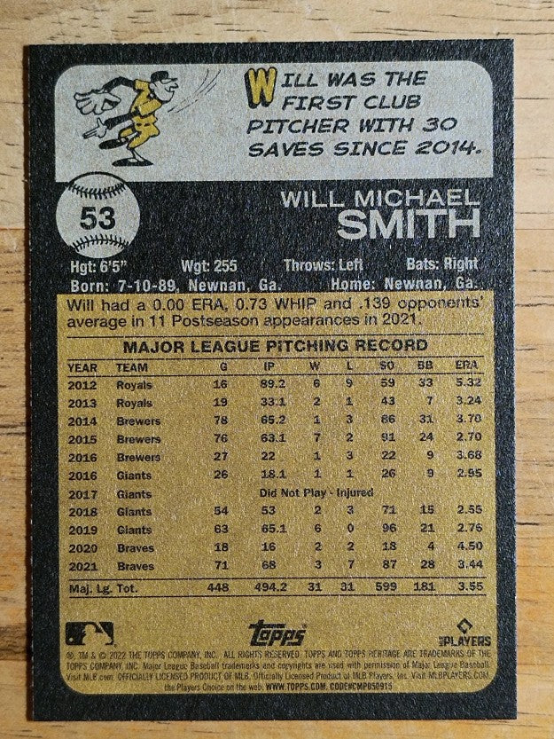 2022 Topps Heritage #53 Will Smith