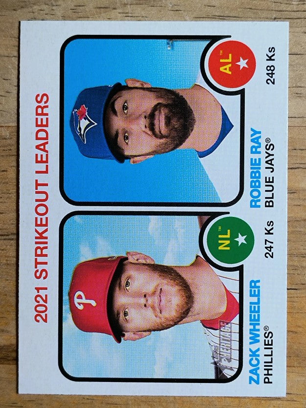 2022 Topps Heritage #61 Robbie Ray/Zack Wheeler