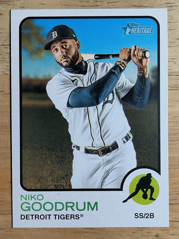 2022 Topps Heritage #75 Niko Goodrum
