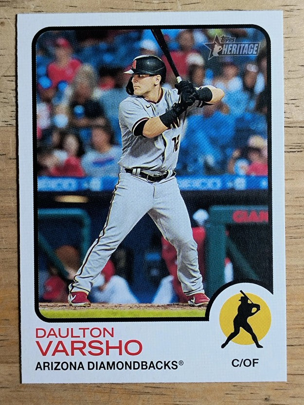 2022 Topps Heritage #78 Daulton Varsho