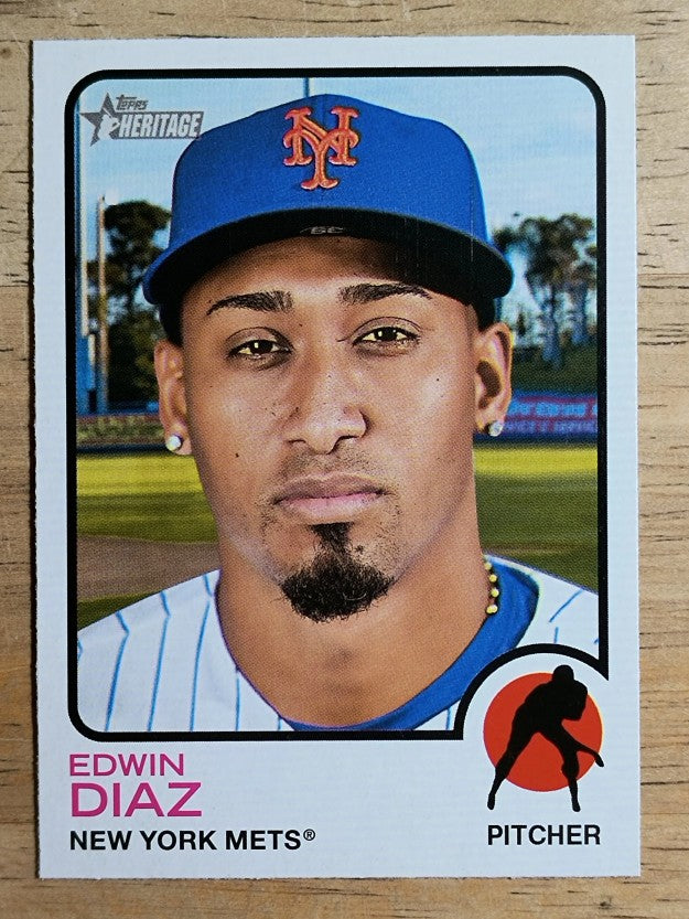 2022 Topps Heritage #80 Edwin Diaz