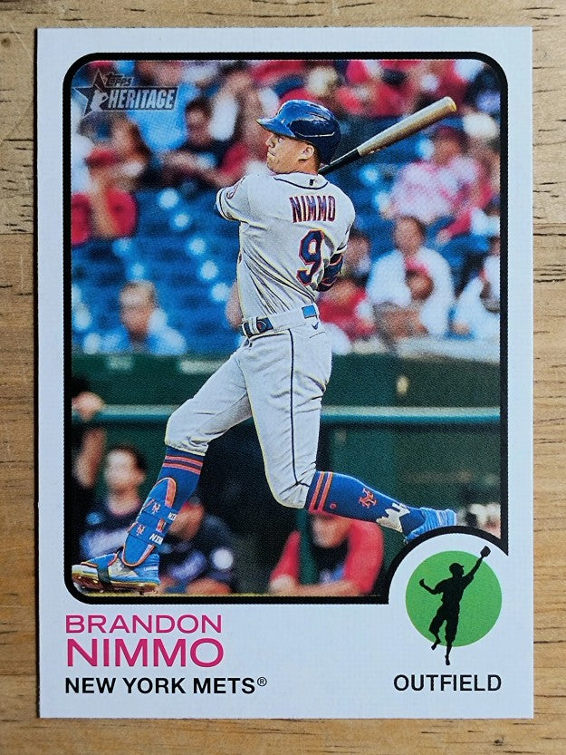 2022 Topps Heritage #82 Brandon Nimmo