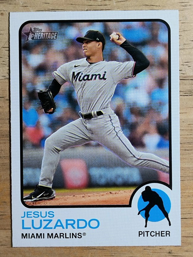2022 Topps Heritage #85 Jesus Luzardo