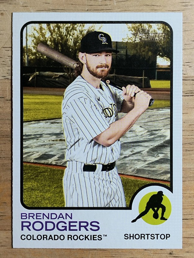 2022 Topps Heritage #87 Brendan Rodgers