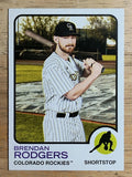 2022 Topps Heritage #87 Brendan Rodgers