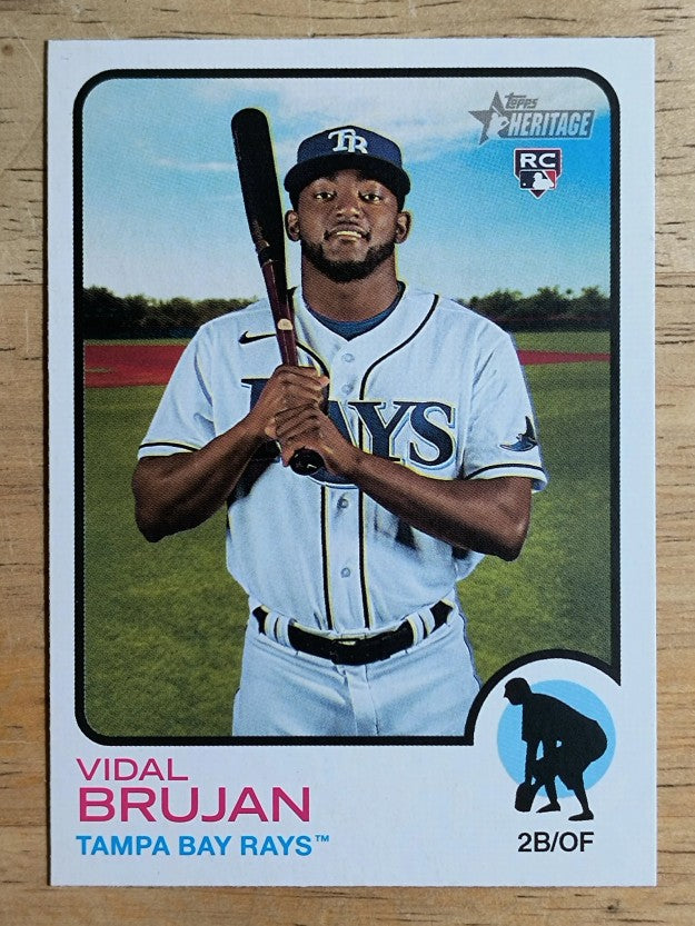 2022 Topps Heritage #90 Vidal Brujan RC