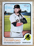 2022 Topps Heritage #95 Brandon Crawford