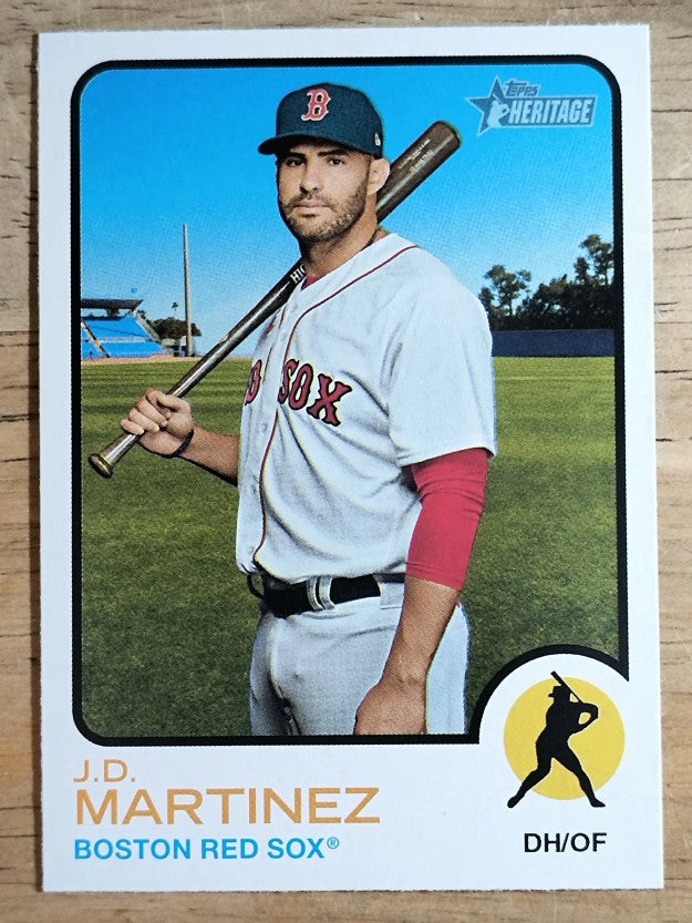 2022 Topps Heritage #99 J.D. Martinez