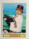 1979 Topps #654 Rick Miller (VGEX)