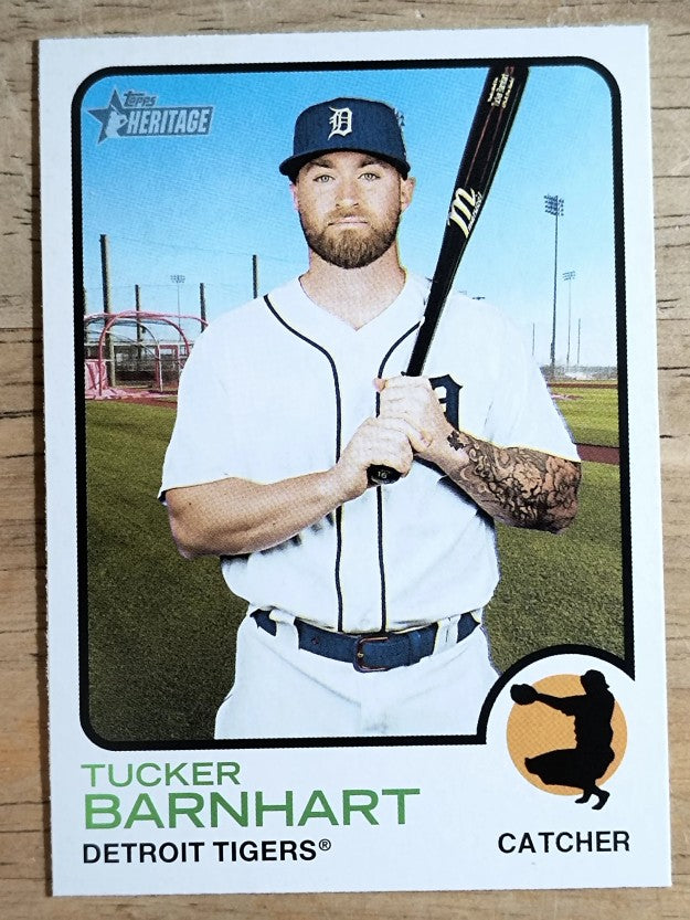 2022 Topps Heritage #111 Tucker Barnhart