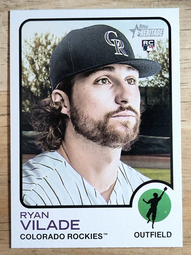 2022 Topps Heritage #112 Ryan Vilade RC