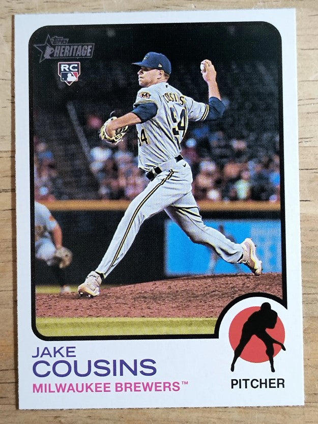2022 Topps Heritage #116 Jake Cousins RC