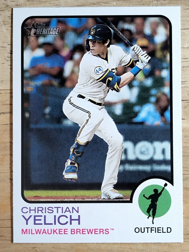 2022 Topps Heritage #123 Christian Yelich