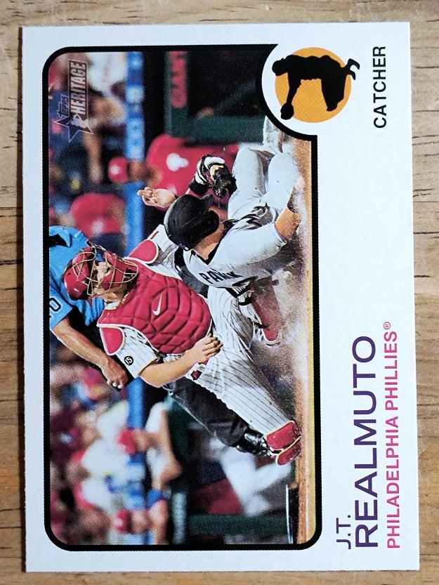 2022 Topps Heritage #124 J.T. Realmuto