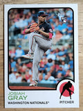 2022 Topps Heritage #125 Josiah Gray RC