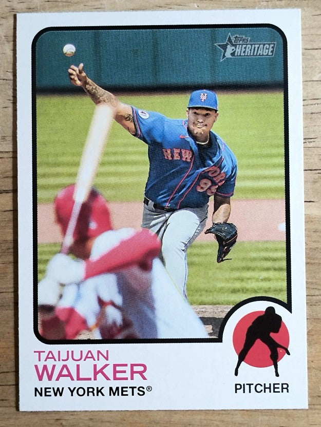 2022 Topps Heritage #126 Taijuan Walker