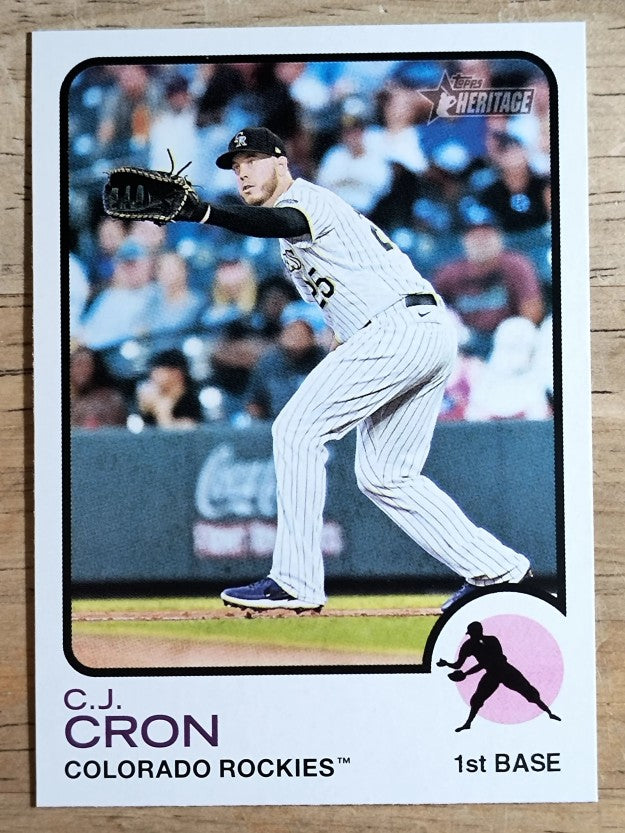 2022 Topps Heritage #138 C.J. Cron
