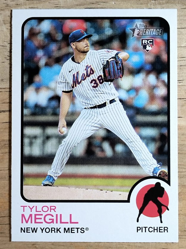 2022 Topps Heritage #140 Tylor Megill RC
