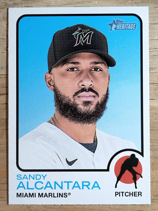 2022 Topps Heritage #147 Sandy Alcantara