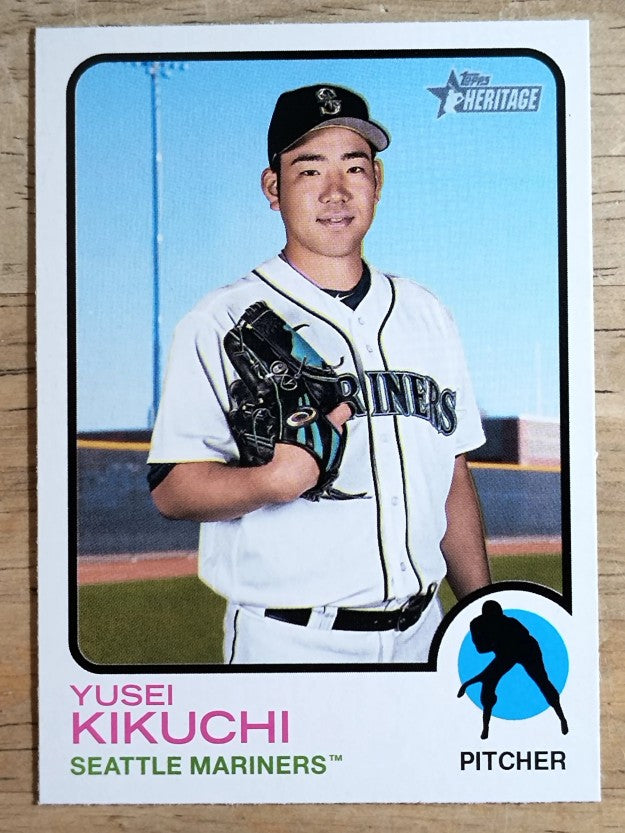 2022 Topps Heritage #152 Yusei Kikuchi