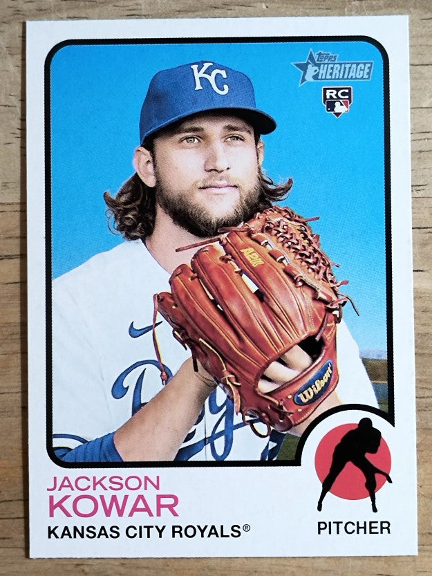 2022 Topps Heritage #155 Jackson Kowar RC