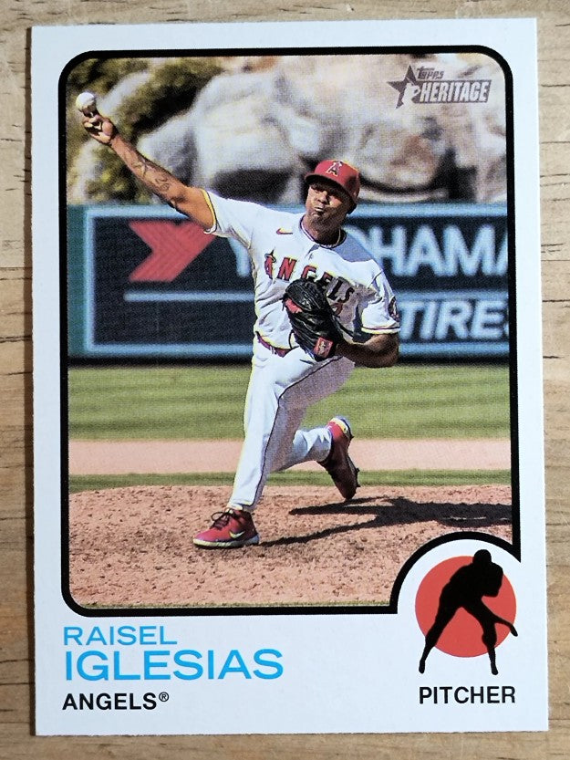 2022 Topps Heritage #158 Raisel Iglesias