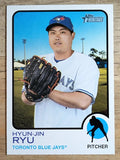 2022 Topps Heritage #168 Hyun-Jin Ryu
