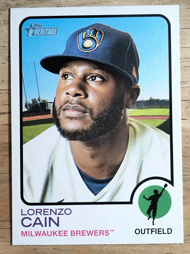 2022 Topps Heritage #174 Lorenzo Cain