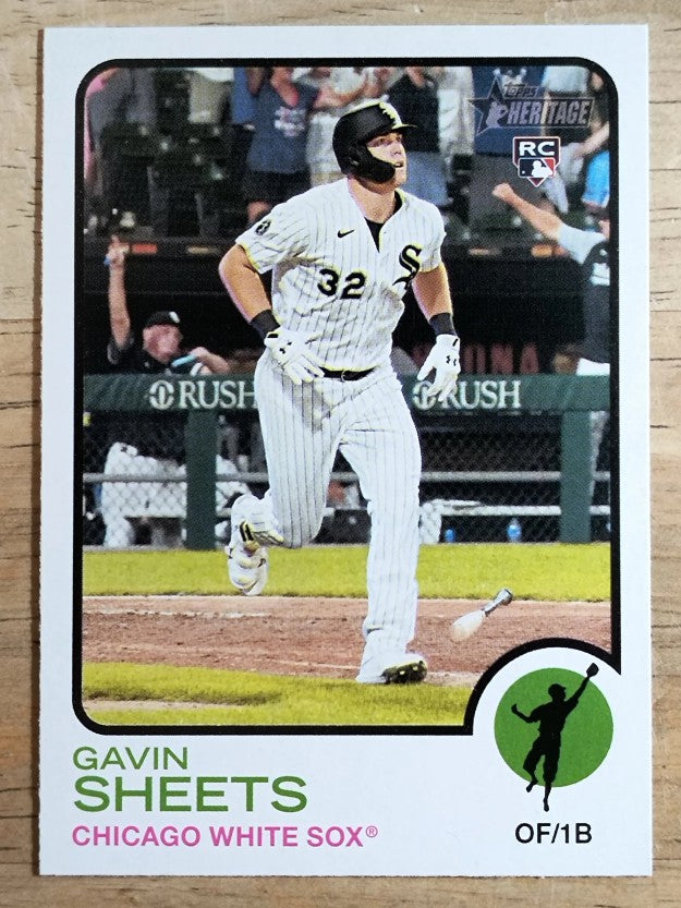 2022 Topps Heritage #181 Gavin Sheets RC