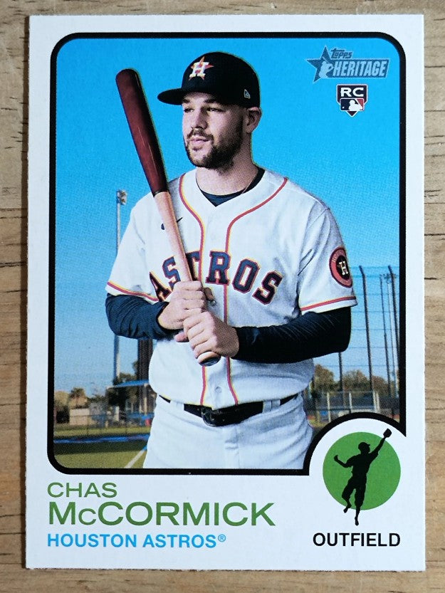 2022 Topps Heritage #182 Chas McCormick RC