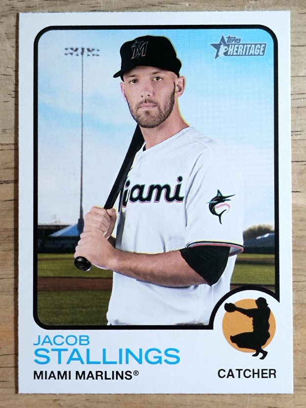 2022 Topps Heritage #184 Jacob Stallings