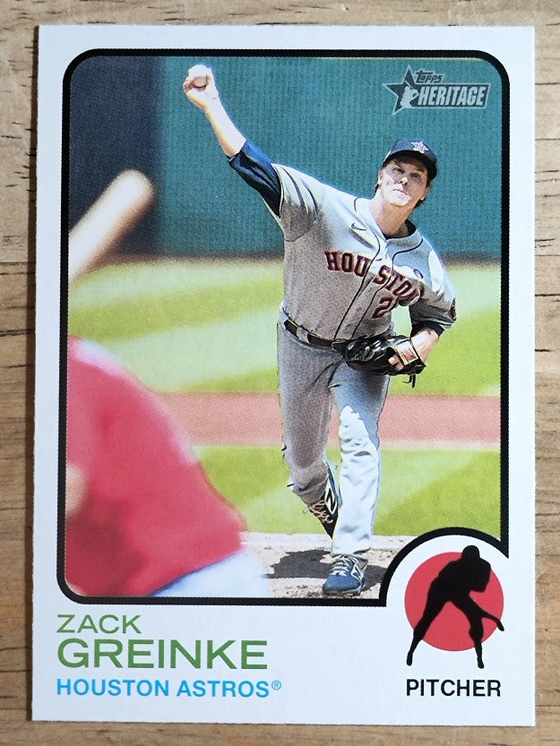 2022 Topps Heritage #187 Zack Greinke