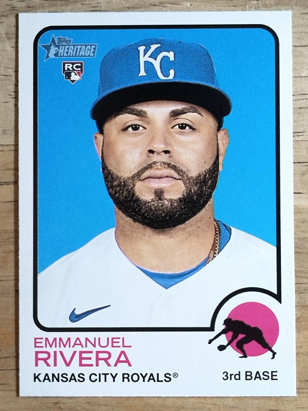 2022 Topps Heritage #192 Emmanuel Rivera RC