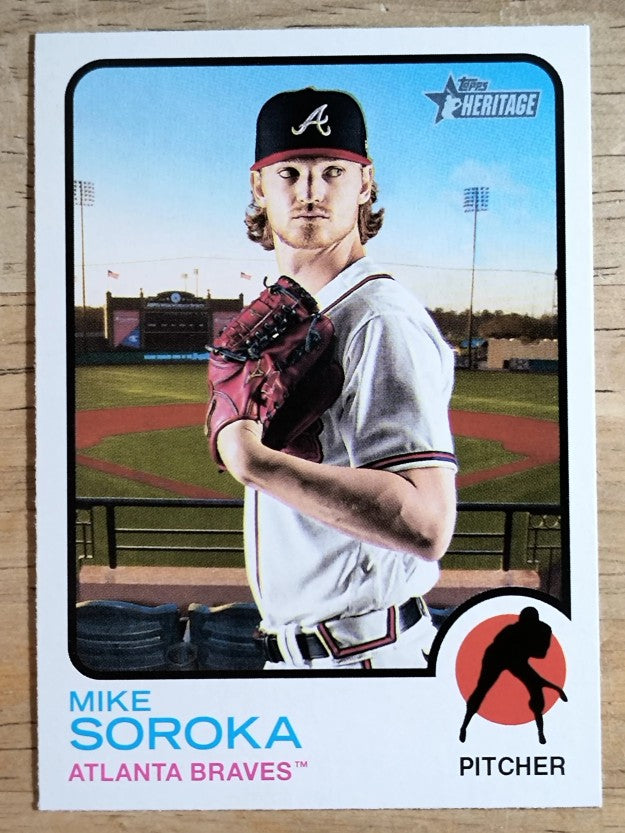 2022 Topps Heritage #194 Mike Soroka