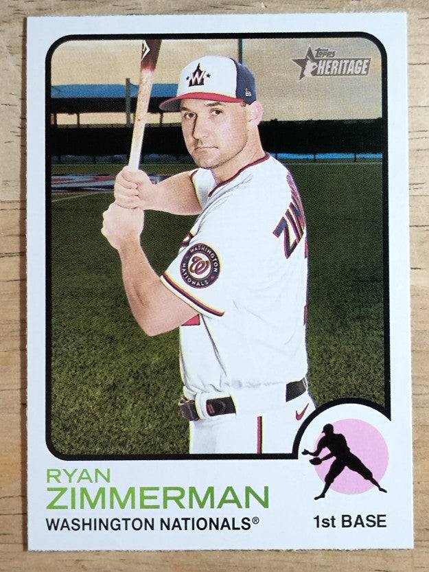 2022 Topps Heritage #199 Ryan Zimmerman
