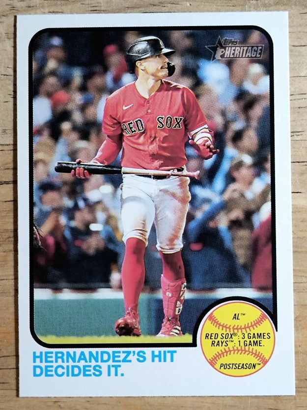 2022 Topps Heritage #201 Kike Hernandez