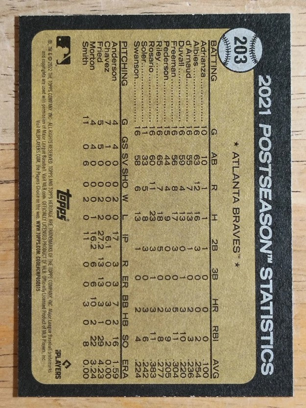 2022 Topps Heritage #203 Eddie Rosario