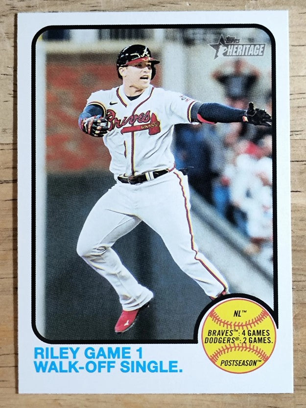 2022 Topps Heritage #205 Austin Riley