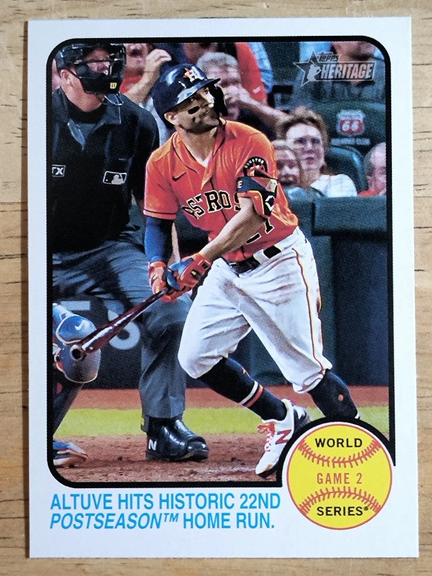 2022 Topps Heritage #206 Jose Altuve