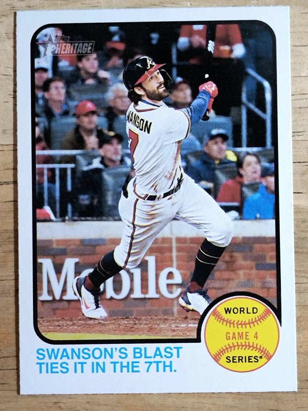 2022 Topps Heritage #207 Dansby Swanson