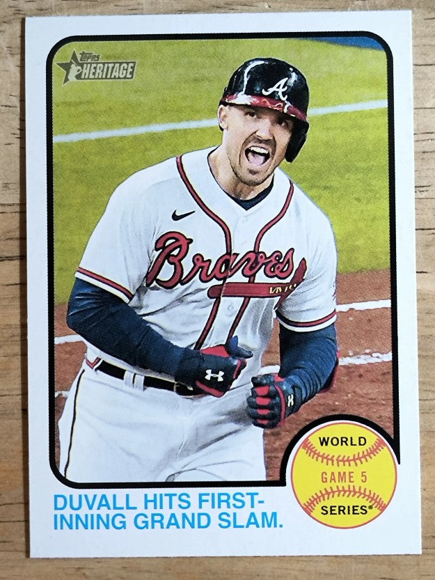 2022 Topps Heritage #208 Adam Duvall