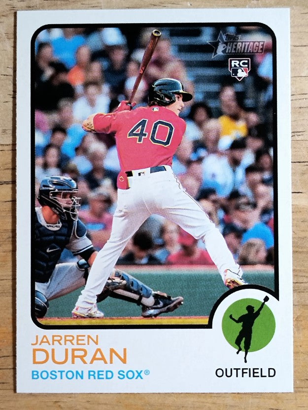 2022 Topps Heritage #211 Jarren Duran RC